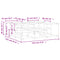 vidaXL Coffee Table Sonoma Oak 121x121x40 cm Engineered Wood
