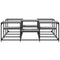 vidaXL Coffee Table Grey Sonoma 121x121x40 cm Engineered Wood