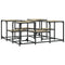 vidaXL Coffee Table Sonoma Oak 91x91x40 cm Engineered Wood