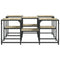 vidaXL Coffee Table Sonoma Oak 91x91x40 cm Engineered Wood