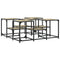 vidaXL Coffee Table Sonoma Oak 91x91x40 cm Engineered Wood
