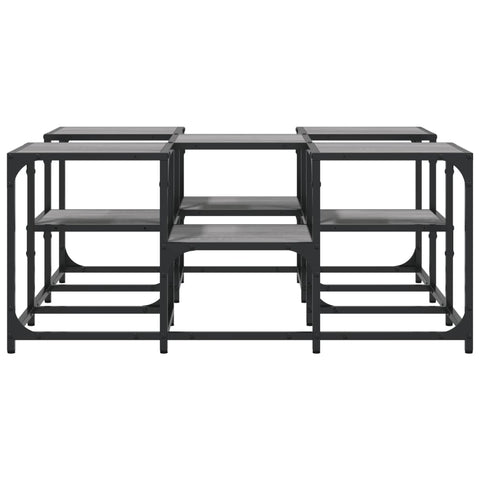 vidaXL Coffee Table Grey Sonoma 91x91x40 cm Engineered Wood