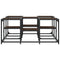 vidaXL Coffee Table Brown Oak 91x91x40 cm Engineered Wood