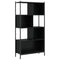 vidaXL Bookcase Black 72x28x172 cm Engineered Wood