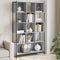 vidaXL Bookcase Grey Sonoma 102x28x172 cm Engineered Wood