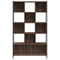 vidaXL Bookcase Brown Oak 102x28x172 cm Engineered Wood