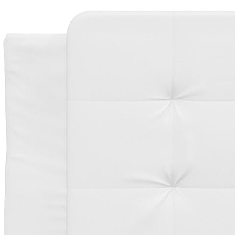 vidaXL Bed Frame without Mattress "Zadar" White 80x200 cm Faux Leather
