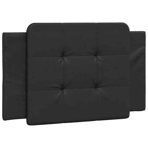 vidaXL Bed Frame without Mattress "Zadar" Black 90x190 cm Single Faux Leather