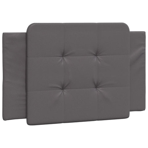 vidaXL Bed Frame without Mattress Grey 90x190 cm Single Faux Leather