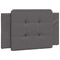 vidaXL Bed Frame without Mattress Grey 90x190 cm Single Faux Leather
