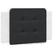 vidaXL Bed Frame without Mattress "Zadar" White and Black 90x190 cm Single Faux Leather