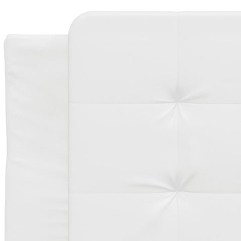 vidaXL Bed Frame without Mattress "Zadar" White 90x200 cm Faux Leather
