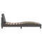 vidaXL Bed Frame without Mattress Grey 90x200 cm Faux Leather