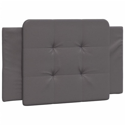 vidaXL Bed Frame without Mattress Grey 90x200 cm Faux Leather