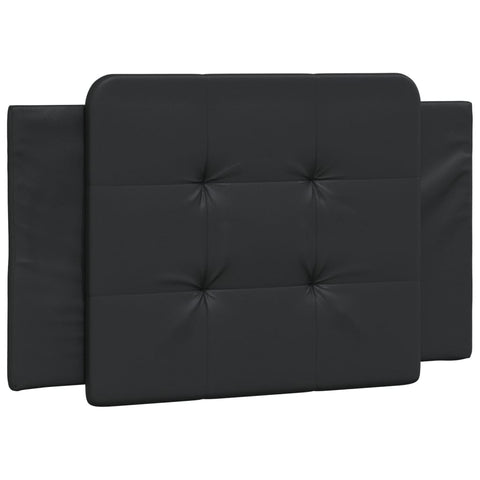 vidaXL Bed Frame without Mattress "Zadar" Black 100x200 cm Faux Leather