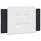 vidaXL Bed Frame without Mattress Black and White 100x200 cm Faux Leather