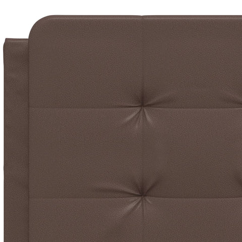 vidaXL Bed Frame without Mattress Brown 120x200 cm Faux Leather