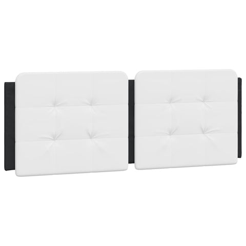vidaXL Bed Frame without Mattress "Zadar" Black and White 120x200 cm Faux Leather