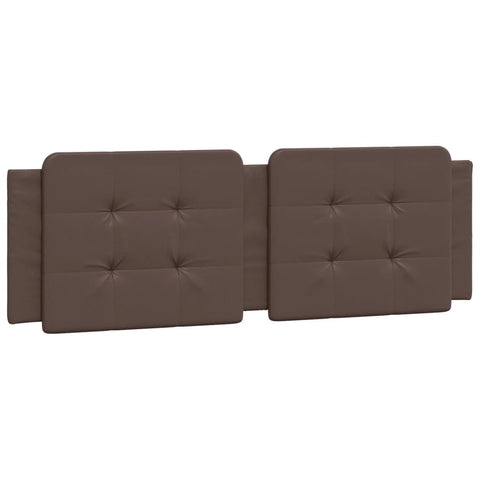 vidaXL Bed Frame without Mattress "Zadar" Brown 160x200 cm Faux Leather