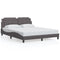 vidaXL Bed Frame without Mattress Grey 160x200 cm Faux Leather