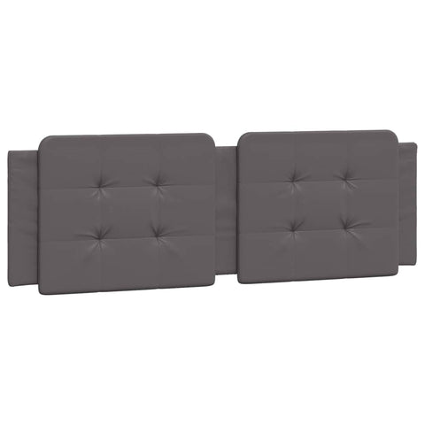 vidaXL Bed Frame without Mattress Grey 160x200 cm Faux Leather