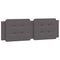 vidaXL Bed Frame without Mattress Grey 160x200 cm Faux Leather