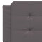vidaXL Bed Frame without Mattress Grey 160x200 cm Faux Leather
