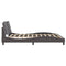 vidaXL Bed Frame without Mattress Grey 180x200 cm Super King Faux Leather