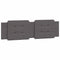 vidaXL Bed Frame without Mattress Grey 180x200 cm Super King Faux Leather