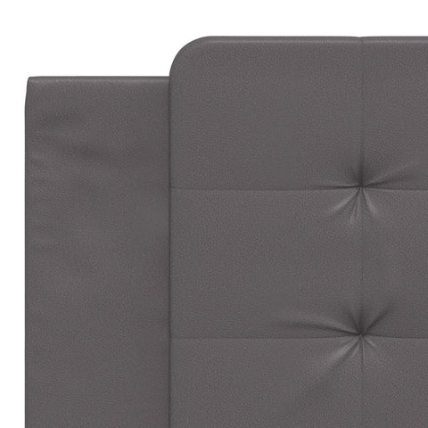 vidaXL Bed Frame without Mattress Grey 180x200 cm Super King Faux Leather