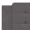 vidaXL Bed Frame without Mattress Grey 180x200 cm Super King Faux Leather