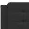 vidaXL Bed Frame without Mattress "Zadar" Black 200x200 cm Faux Leather