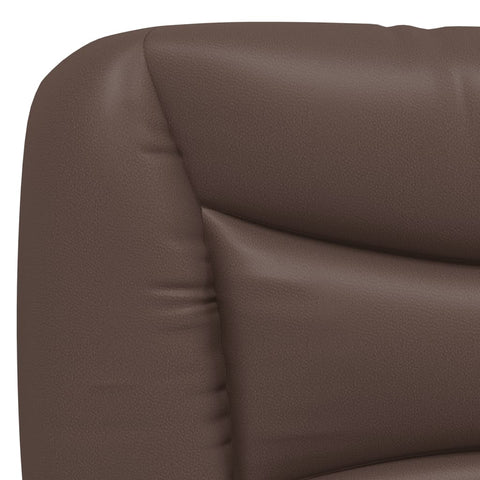 vidaXL Bed Frame with LED without Mattress "Hvar" Brown 90x200 cm
