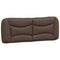 vidaXL Bed Frame with LED without Mattress "Hvar" Brown 120x200 cm