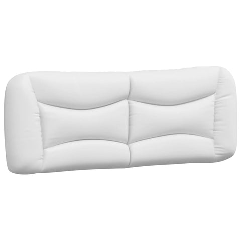 vidaXL Bed Frame with LED without Mattress "Hvar" White and Black 140x190 cm