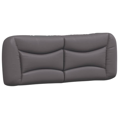 vidaXL Bed Frame with LED without Mattress "Hvar" Grey 140x200 cm