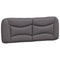 vidaXL Bed Frame with LED without Mattress "Hvar" Grey 140x200 cm