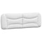 vidaXL Bed Frame with LED without Mattress "Hvar" White 160x200 cm