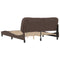 vidaXL Bed Frame with LED without Mattress "Hvar" Brown 160x200 cm