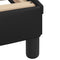 vidaXL Bed Frame with LED without Mattress "Hvar" Black 180x200 cm Super King