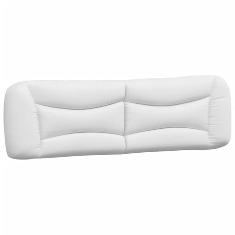 vidaXL Bed Frame with LED without Mattress "Hvar" White 180x200 cm Super King