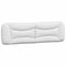 vidaXL Bed Frame with LED without Mattress "Hvar" White 180x200 cm Super King