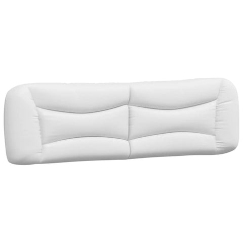 vidaXL Bed Frame with LED without Mattress "Hvar" White and Black 180x200 cm