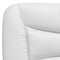 vidaXL Bed Frame with LED without Mattress "Hvar" White and Black 180x200 cm
