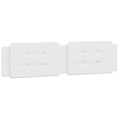 vidaXL Bed Frame with LED without Mattress "Zadar" White 200x200 cm