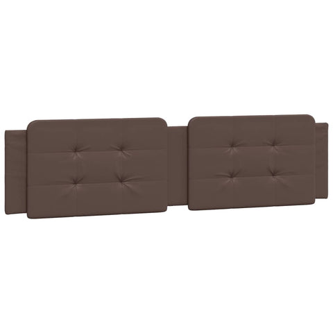 vidaXL Bed Frame with LED without Mattress "Zadar" Brown 200x200 cm