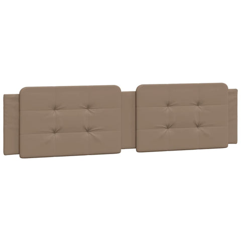 vidaXL Bed Frame with LED without Mattress "Zadar" Cappuccino 200x200 cm