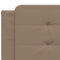 vidaXL Bed Frame with LED without Mattress "Zadar" Cappuccino 200x200 cm