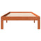 vidaXL Bed Frame without Mattress Wax Brown 90x200 cm Solid Wood Pine