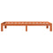 vidaXL Bed Frame without Mattress Wax Brown 90x200 cm Solid Wood Pine